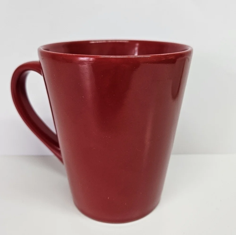 Starbucks Red & White Christmas Trees 2017 Collectible Coffee Mug 13 OZ Holiday